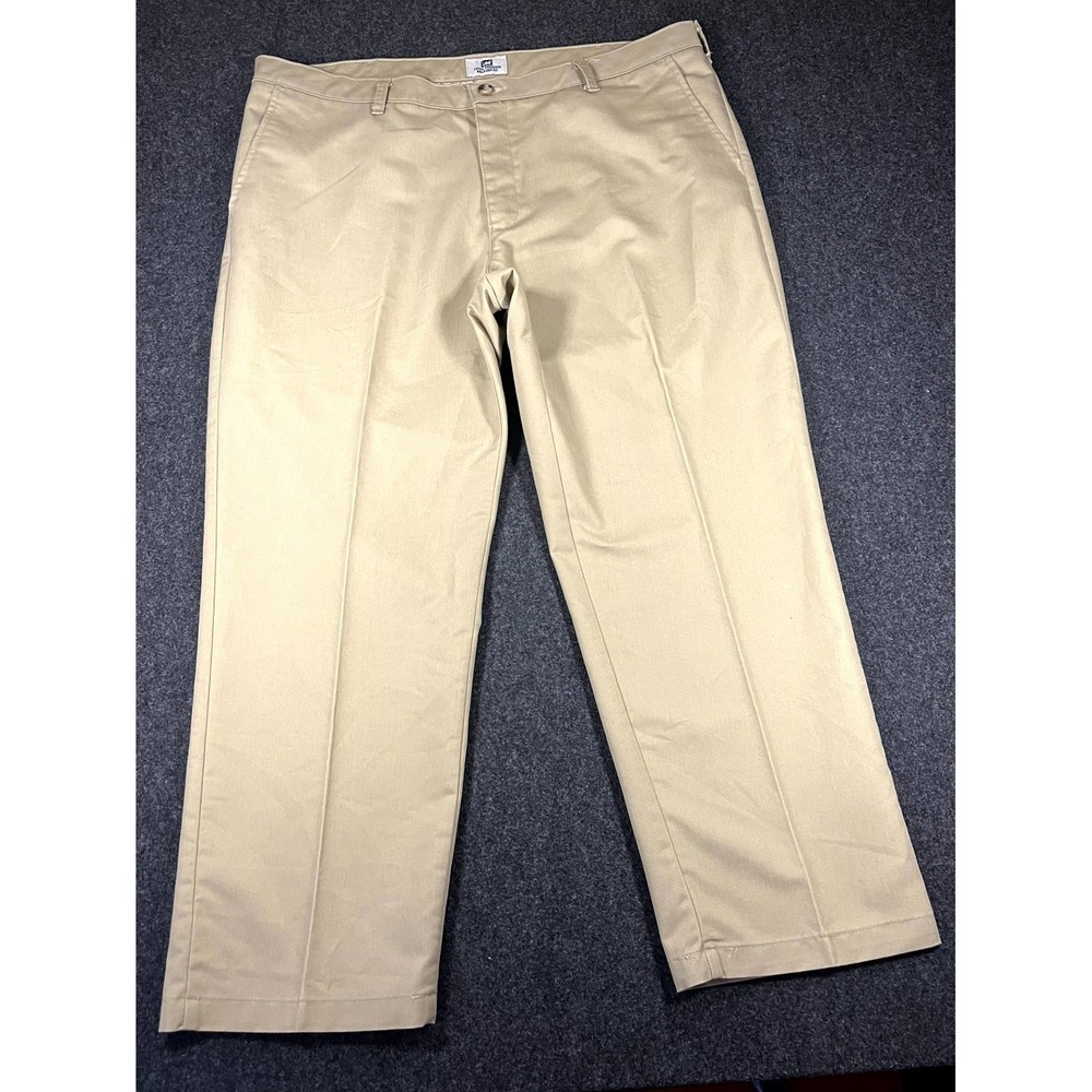 Lee Total Freedom Relaxed Fit Chino Pants Mens 40x29 Khaki Mid Rise Straight Leg
